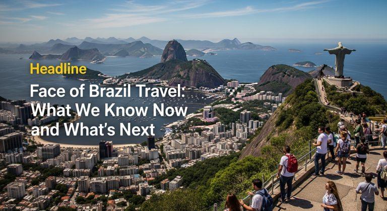 Aerial view of Rio de Janeiro featuring Sugarloaf Mountain and cityscape, representing Brazil travel.